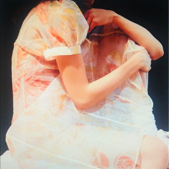 NEW Urban Outfitters Puff Sleeve Floral Maxi Dress - Picture 7 of 7